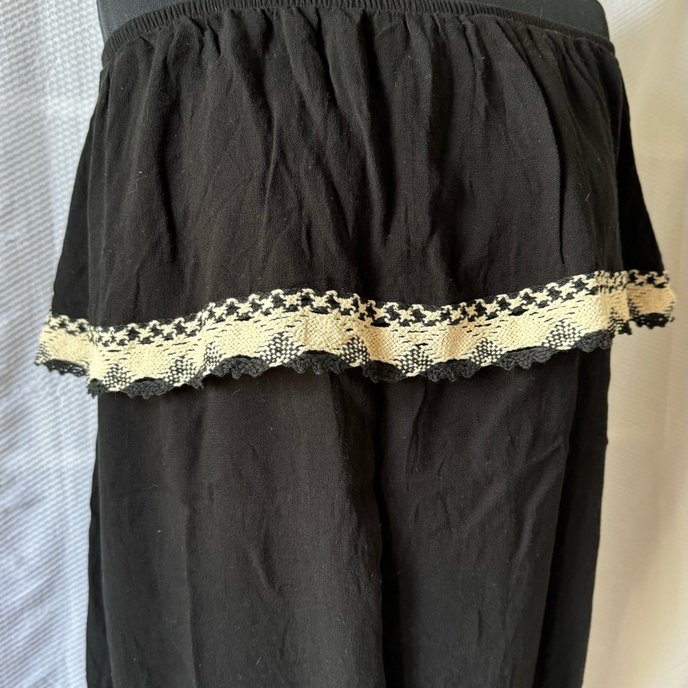 Torrid black crochet tube top